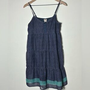 Mossimo Supply Company Spaghetti Strap Babydoll Dress Y2K Festival Boho Size XXL